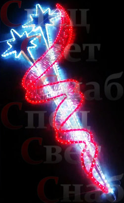 Светодиодная консоль "Фейерверк" 88х200см