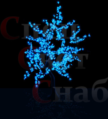 Светодиодное дерево "Сакура Синяя" 1,8 м